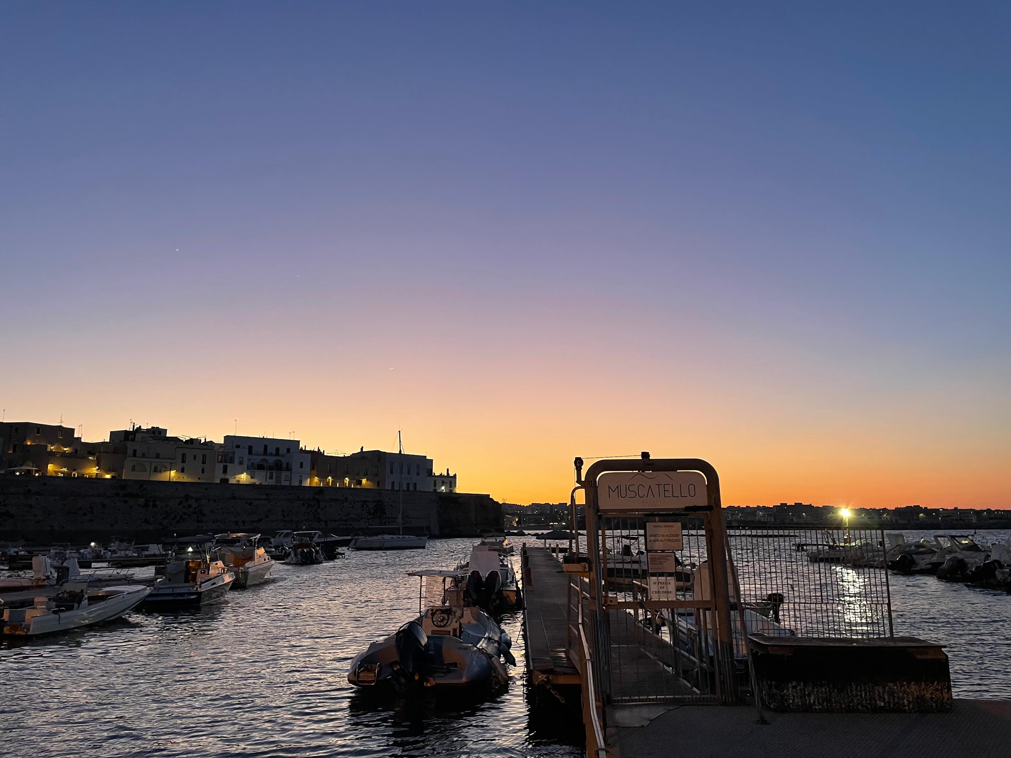 Cantiere nautico Muscatello nel porto di Otranto, provincia di Lecce, Salento